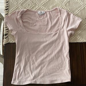 Free People Light Pink Shirt
